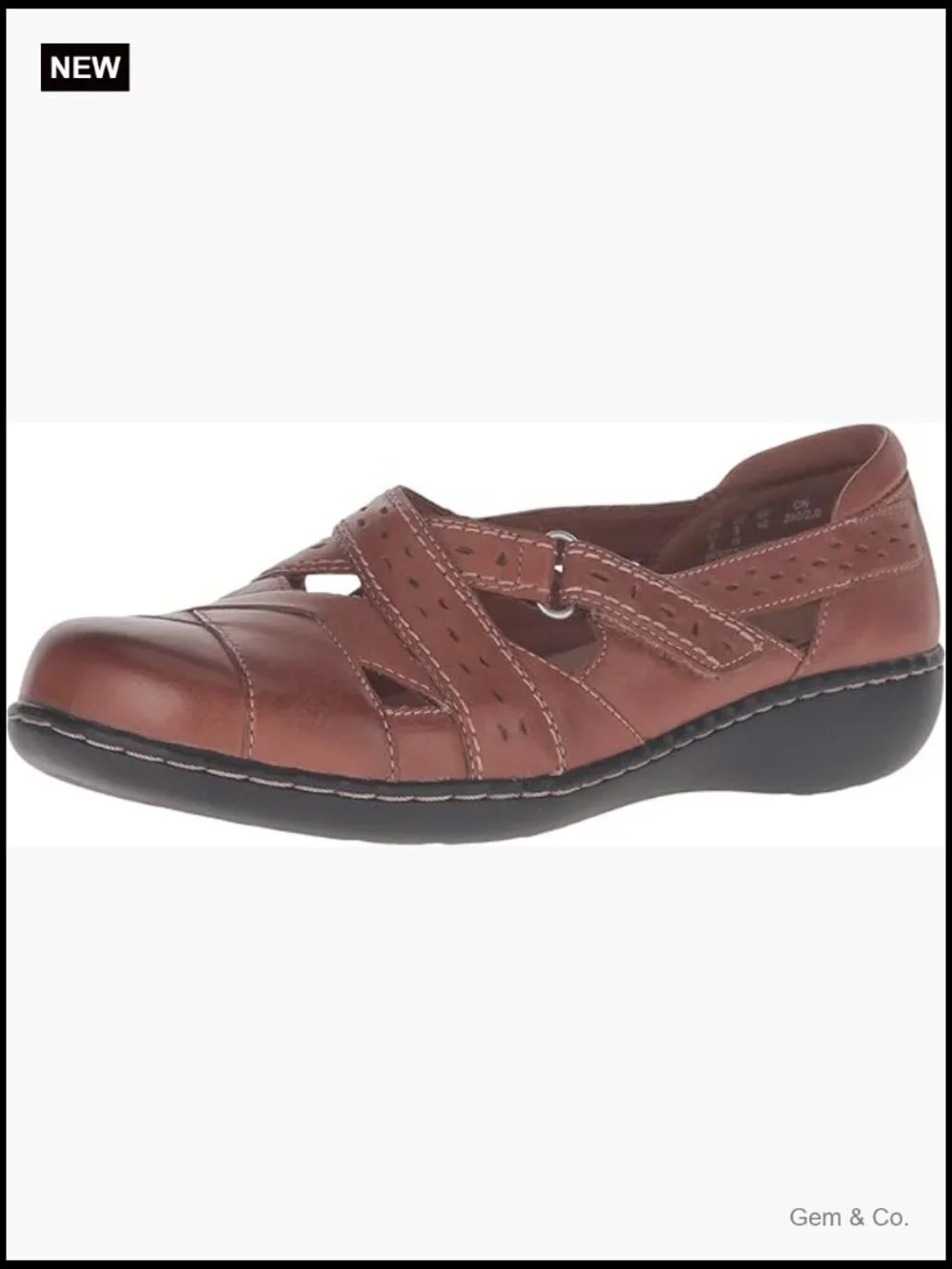 Women's Leather Loafers with Cushioned Footbed